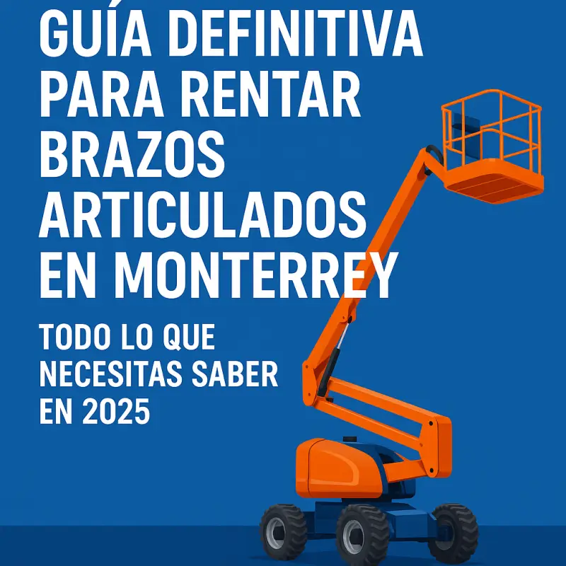 "El Decisor Definitivo: Cómo Rentar Brazos Articulados en Monterrey con Máximo Rendimiento"