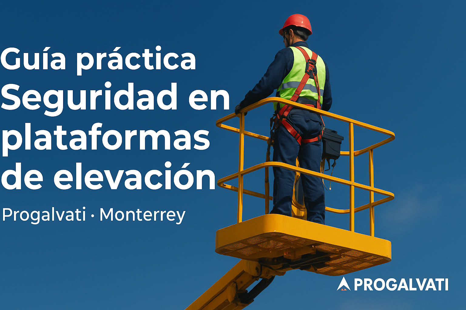 Plataforma elevadora y seguro RC $5M — Progalvati