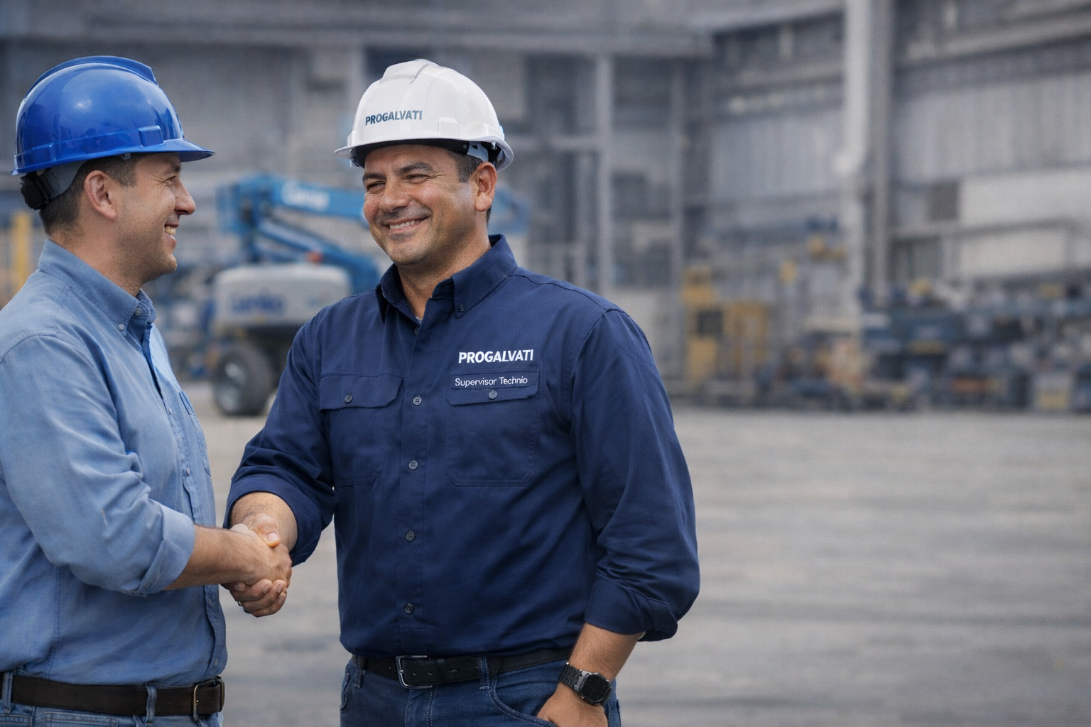 Apertura de colaboración industrial Progalvati con cliente en parque industrial Escobedo NL — Nov 2025