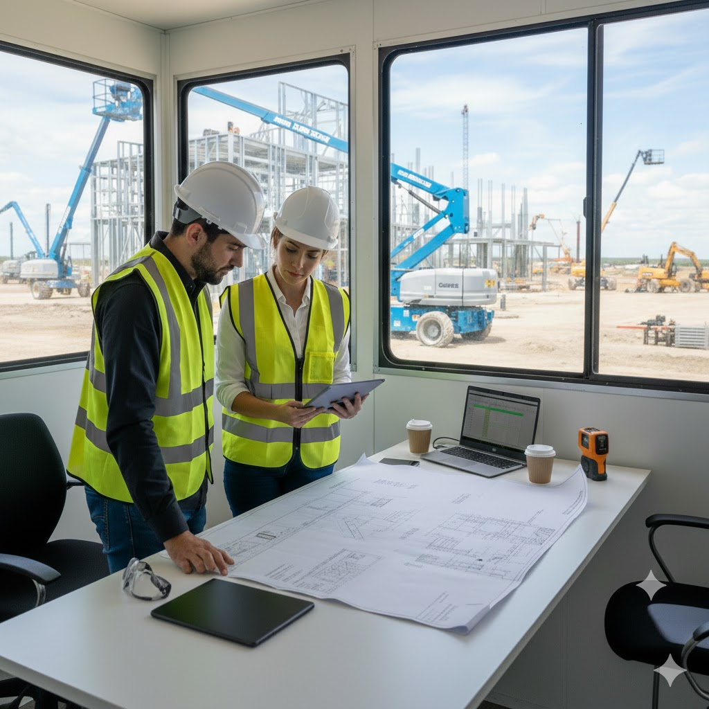 Ingenieros de Progalvati supervisando proyecto con plataforma Genie en Monterrey, Nuevo León