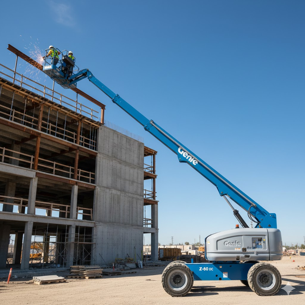 Genie Z-60 DC articulada telescópica — renta con documentación completa Monterrey NL — precio desde $4000 día Progalvati