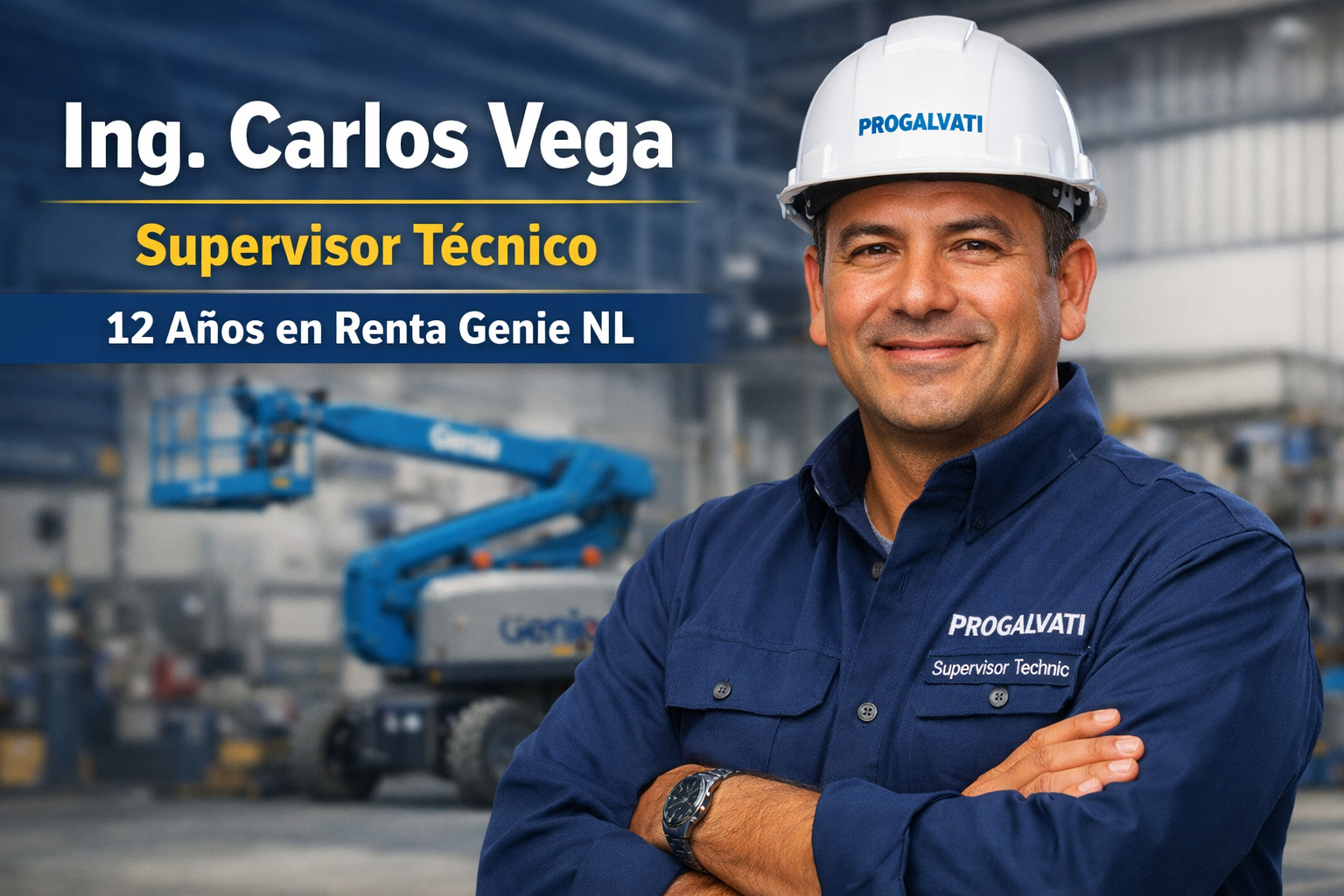 Ing. Carlos Vega — Supervisor Técnico Progalvati NL