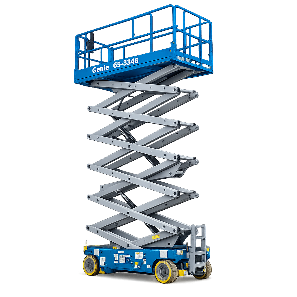 Plataforma elevadora Genie GS-3246 en detalle para bodegas Monterrey sin emisiones