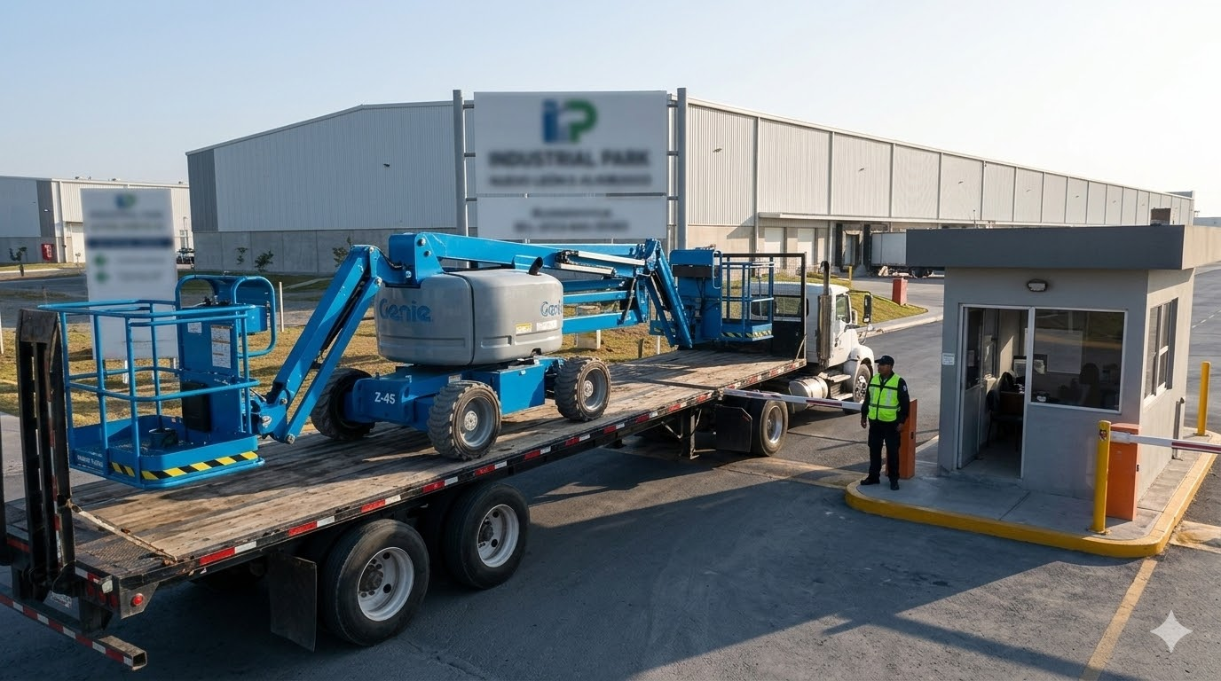 Entrega de plataforma Genie en parque industrial Progalvati San Nicolás