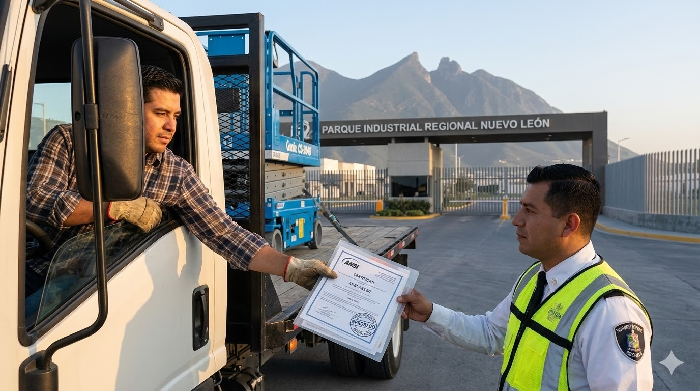Documentación NOM-009-STPS caseta parque industrial NL — Progalvati